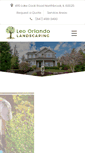 Mobile Screenshot of leoorlandolandscaping.com